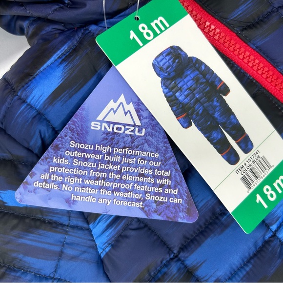 NWT Snozu Infant 1-Piece Snowsuit Size 18 Months - Picture 10 of 15